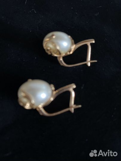 Золотые серьги