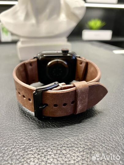 Ремешок на часы apple watch из итальянской кожи