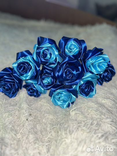 Букет из атласных лент