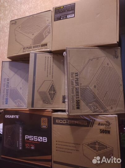 Новый блок питания 500, 550, 650 ватт