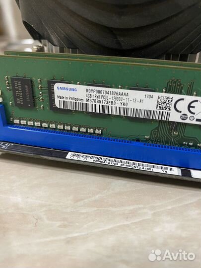 Комплект мать проц память