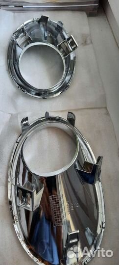 Рамка птф хром на Ниссан Кашкай j10