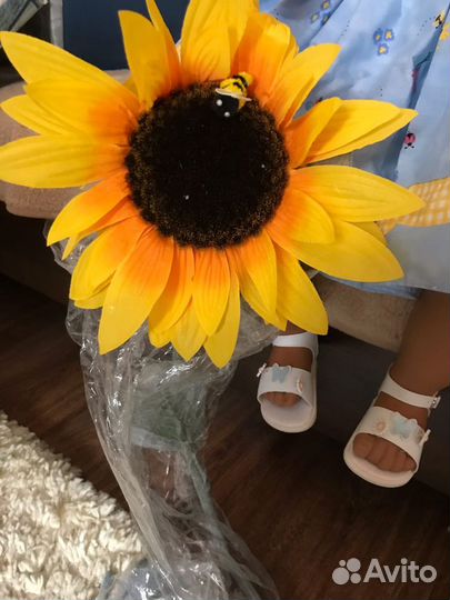 Коллекционная кукла,Подсолнух