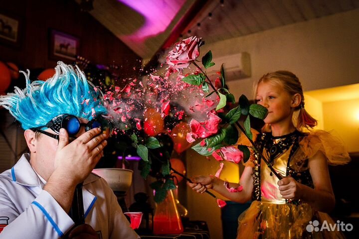 Научное шоу Крио шоу Химическое шоу Аниматоры