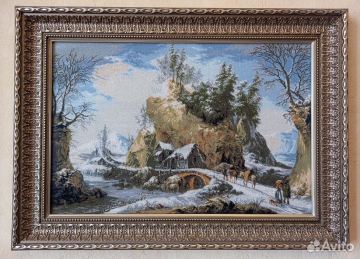 Картина вышитая 