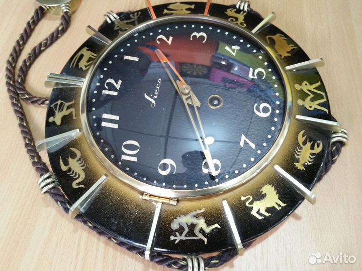 Ретро механические настенные часы Sieco гдр 1965