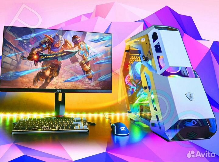 Новый пк Intel Core i3 12100 / AMD RX 6600XT