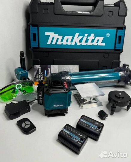 Лазерный уровень makita 4D нивелир 16 линий