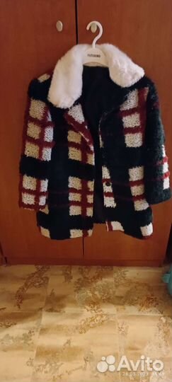 Пальто для девочки 128-134