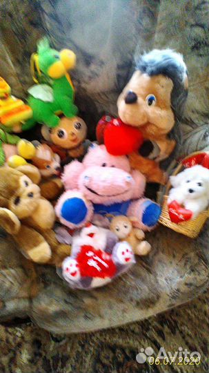 Игрушки мягкие