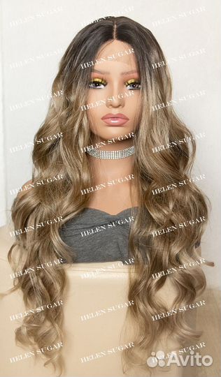 Парик на сетке омбре