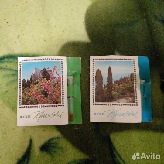 Духи Крымские. СССР. Крымская роза. 2 шт. Винтаж
