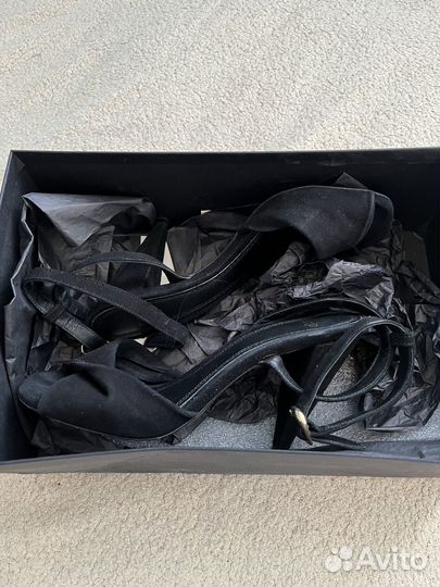 Туфли замшевые беж Италия