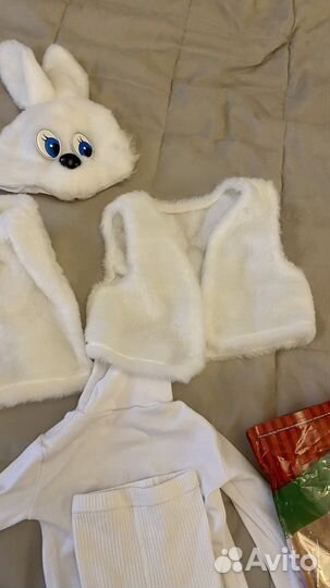 Новогодний костюм зайца 98