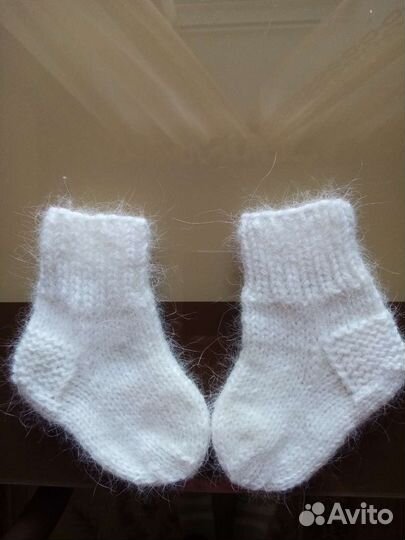 Варежки и носочки из пуха норки