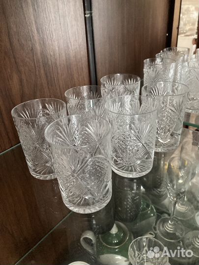 Бокалы стопки стаканы советский хрусталь