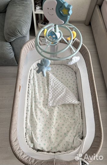 Детская кроватка люлька Nuovita +мобиль Chicco
