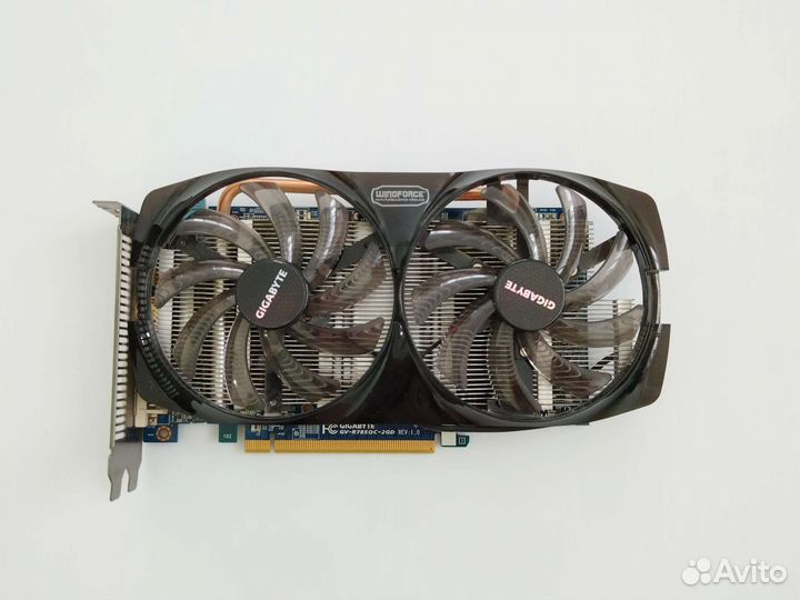 Видеокарта Gigabyte GV-R785OC-2G на запчасти