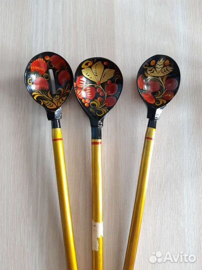 Ложки расписные деревянные хохлома