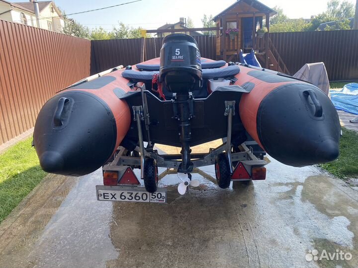 Лодка, мотор, прицеп, эхолот