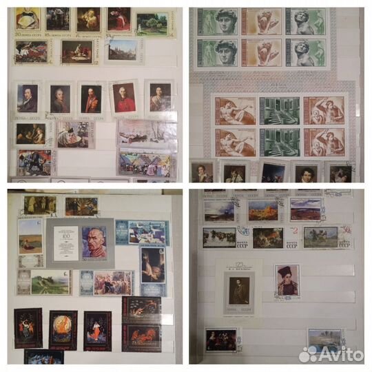 Альбом с марками Искусство разных стран