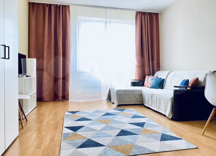 Квартира-студия, 38 м², 6/9 эт.
