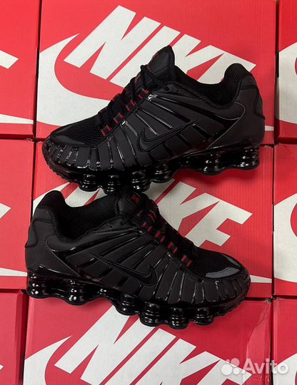 Кроссовки Nike Shox TL мужские черные весна