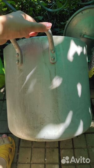 Кастрюли 30, 50 литров б/у