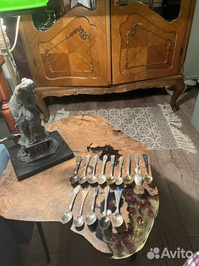 Чайные ложки серебро