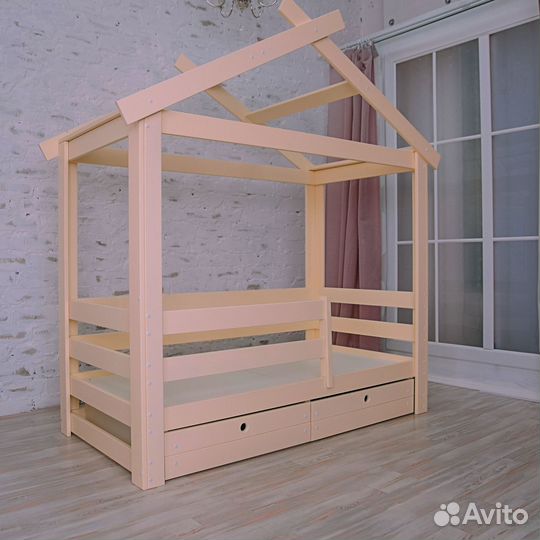 Детская кровать деревянная