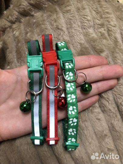 Ошейник светоотражающий для собак и кошек новые