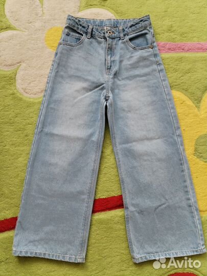 Джинсы широкие р. 146