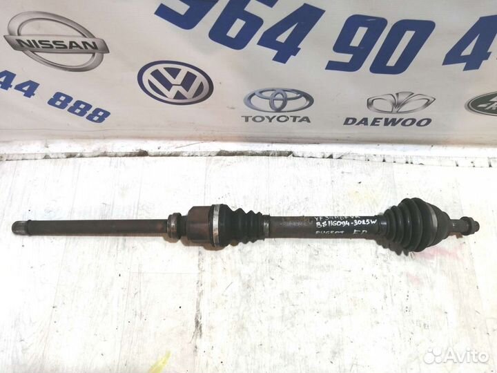 Привод Peugeot/Citroen 308 C4 правый передний