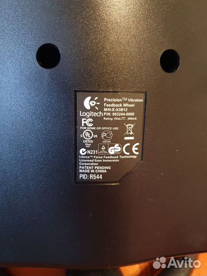 Руль Logitech для Xbox Original