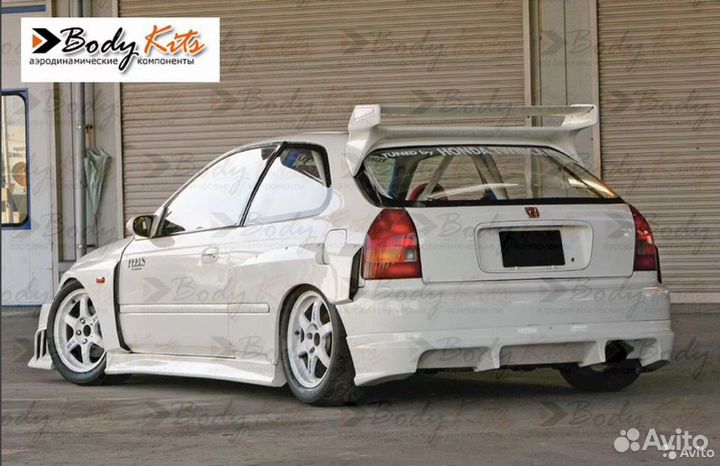 Спойлер Feels для Honda Civic EK 96-00