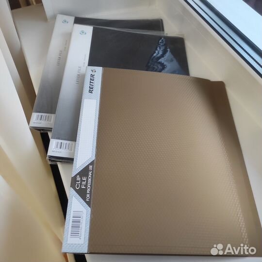 Папка регистратор, с файлами, тетрадь на кольцах