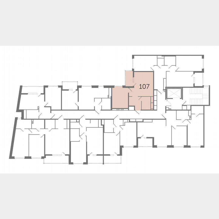 1-к. квартира, 43,6 м², 8/10 эт.