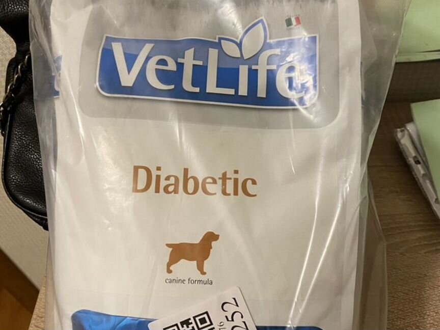 Корм для собак диабетический Vetlife diabetic