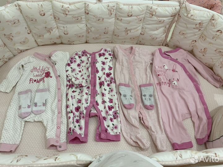 Слипы пакетнм mothercare 3-6 мес 4шт