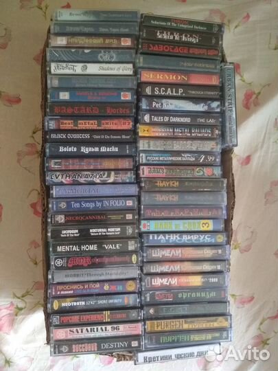 Аудиокассеты панк, хардкор, металл, punk, hardcore