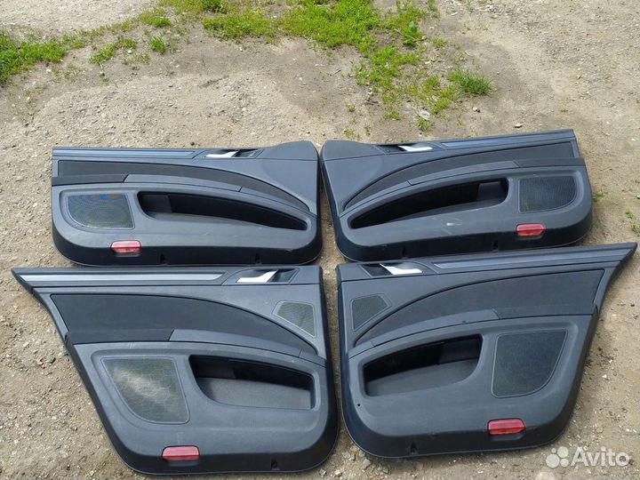 Комплект дверных карт skoda superb