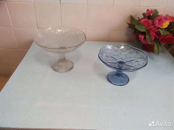 Вазы хрустальные времён СССР