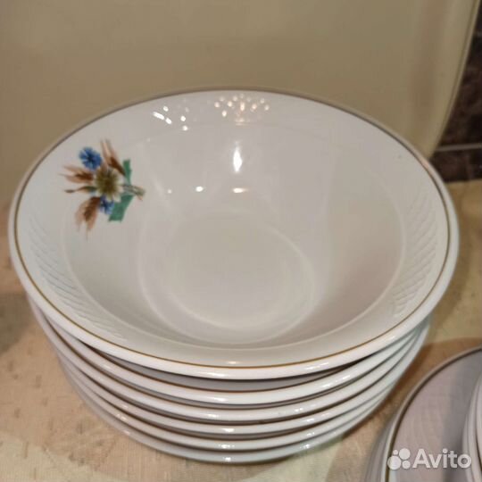 Столовый сервиз фарфор СССР