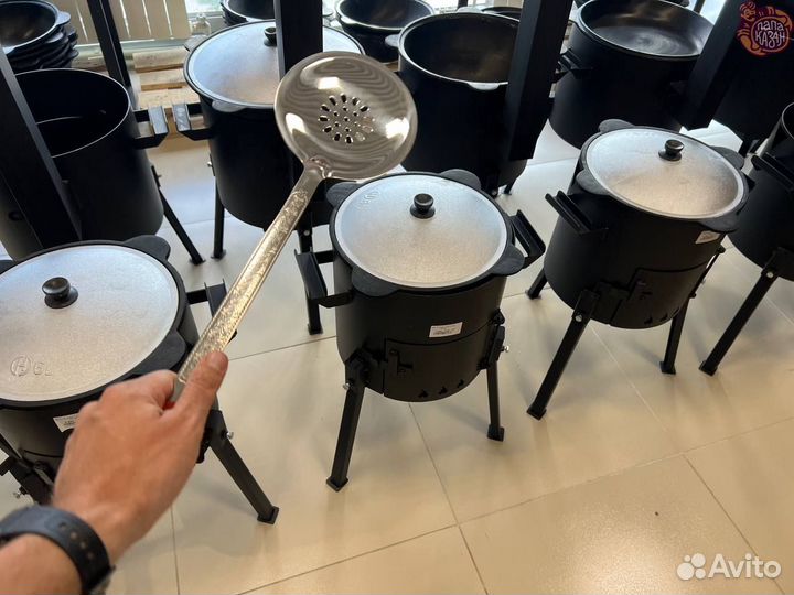 Печь для казана 10-12 литров с трубой