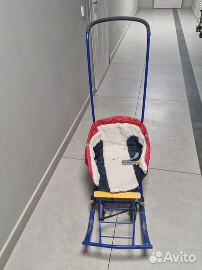 Детские санки на колесах