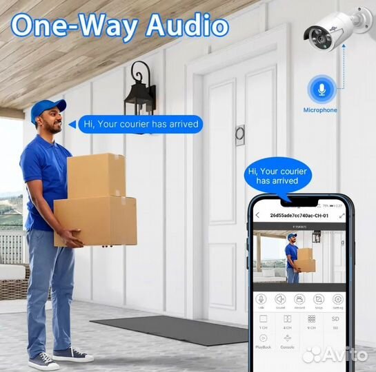 Комплект poe видеонаблюдения 3mp Hiseeu