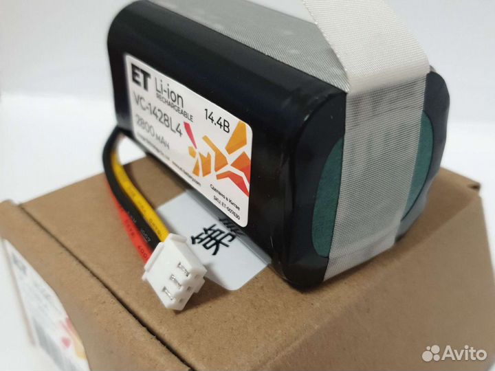 Аккумулятор ET VC 1428 L4 пылесос 14.4 v 2800mah
