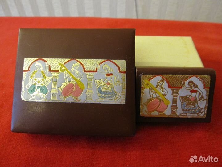 Портсигар и чехол для спичек