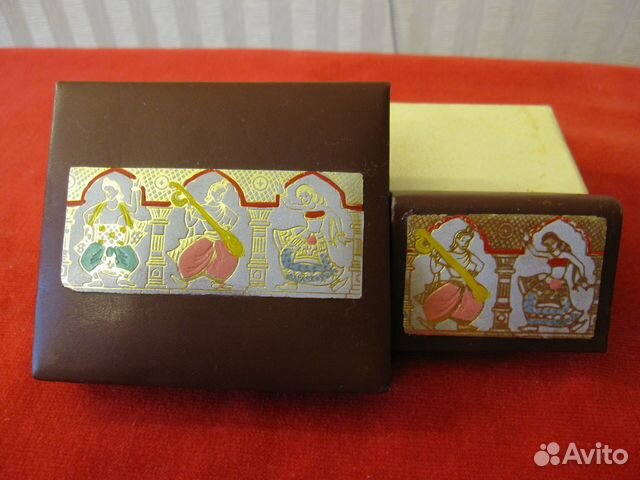 Портсигар и чехол для спичек