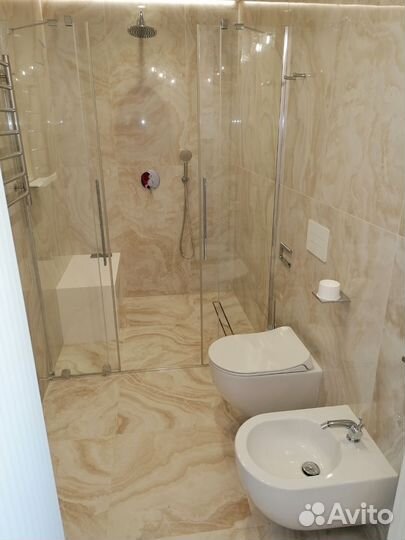 Установка душевого ограждения